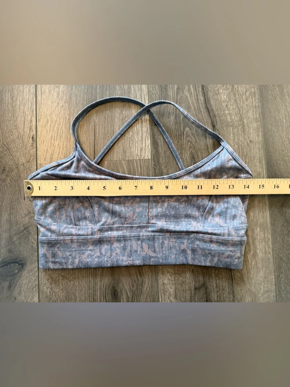 Varley Sports Bra Top Size Medium Strappy Back Performance Activewear